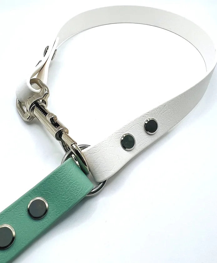 Handsfree Biothane Leash (Sage/White)
