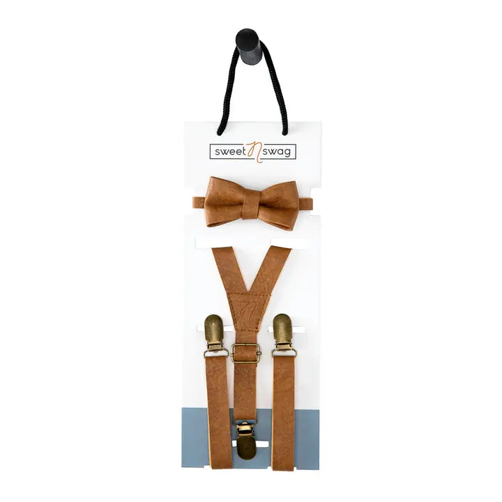 Bow Tie + Suspender Set - Meekat