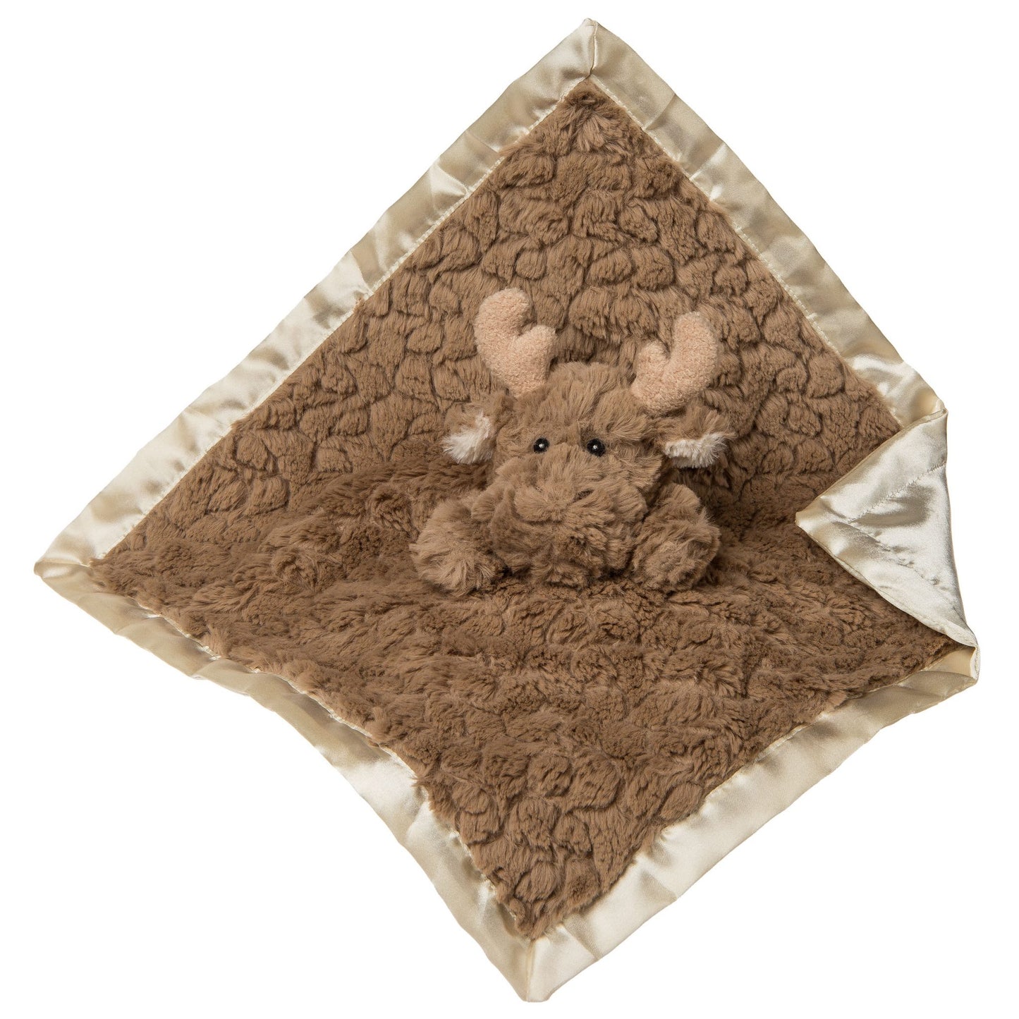 Putty Nursery Moose Character Blanket - 13x13"