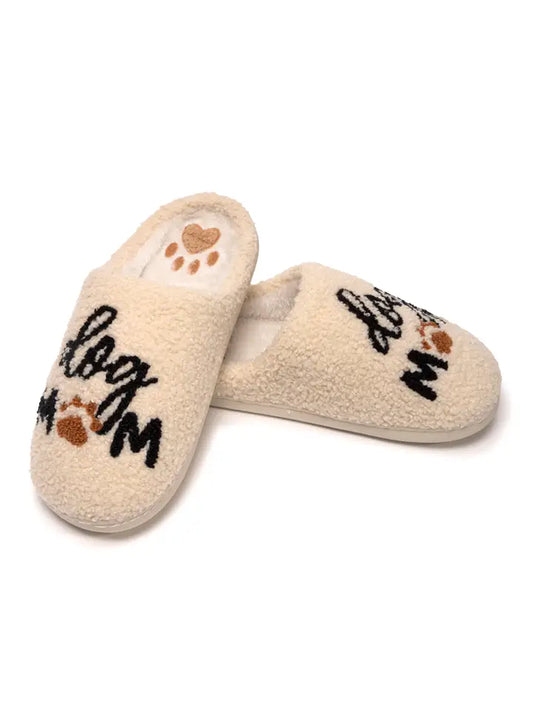 Indoor / Outdoor "Dog Mom" Slippers