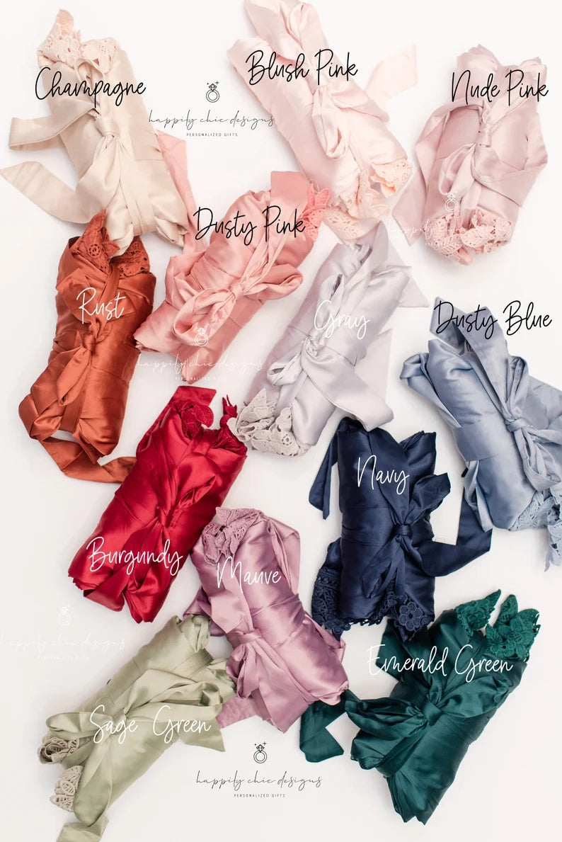 Bridesmaid Robe (Navy)
