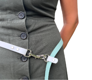 Handsfree Biothane Leash (Sage/White)
