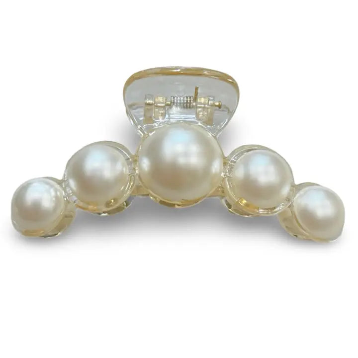 Pearl Hair Clip (White)