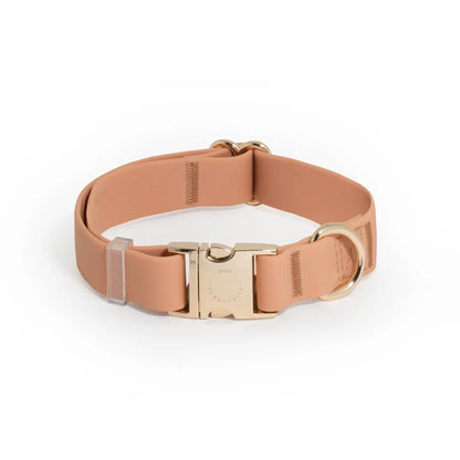 Chai Brown Waterproof Dog Collar