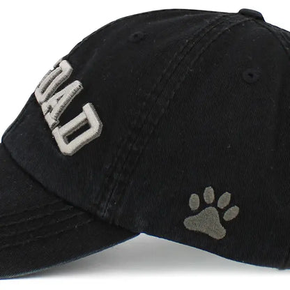 Dog Dad Baseball Cap - Black