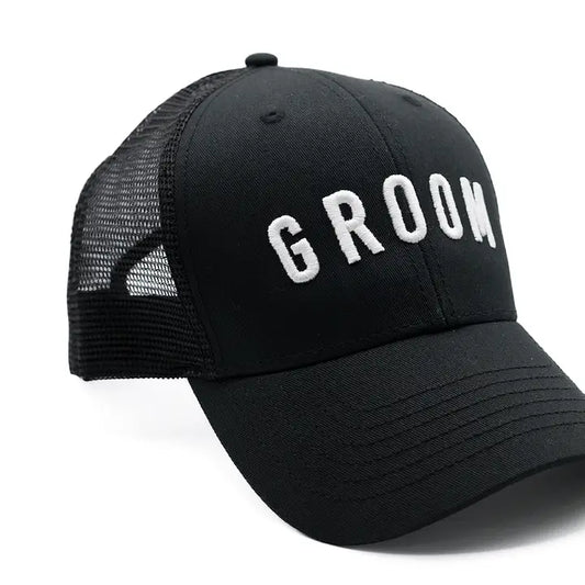 Groom Hat - Black