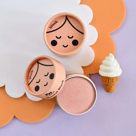 Kids Eco Natural Pressed Eyeshadow and Blush (Peach)