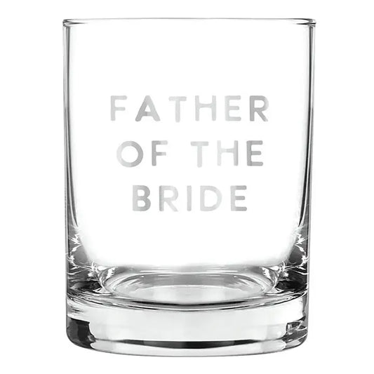 Dof Rocks Glass - Father of the Bride