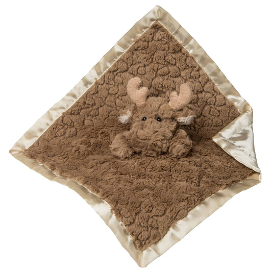 Putty Nursery Moose Character Blanket - 13x13"