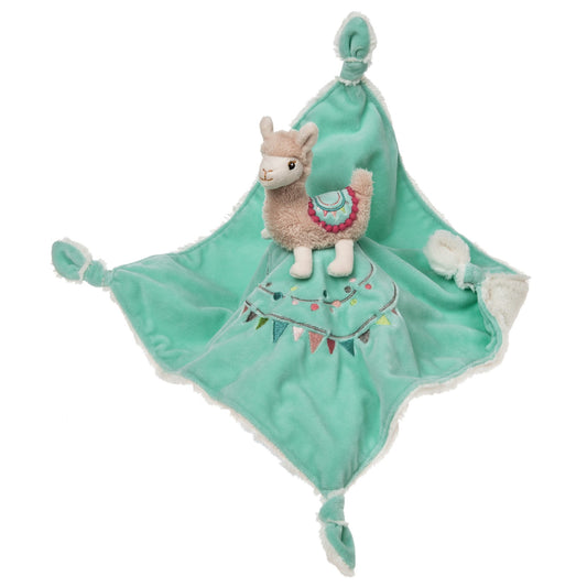 Lily Llama Character Blanket - 13x13"