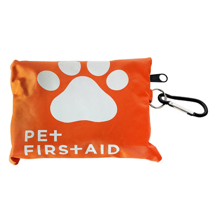 19-Piece Pet First Aid Kit with Carabiner