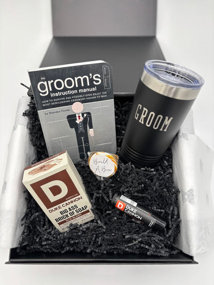 Groomsman and Groom Gold Box - 4 Items