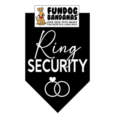 Ring Security Dog Bandana