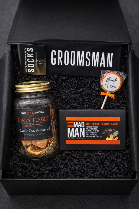Groomsman and Groom Silver Box - 3 Items