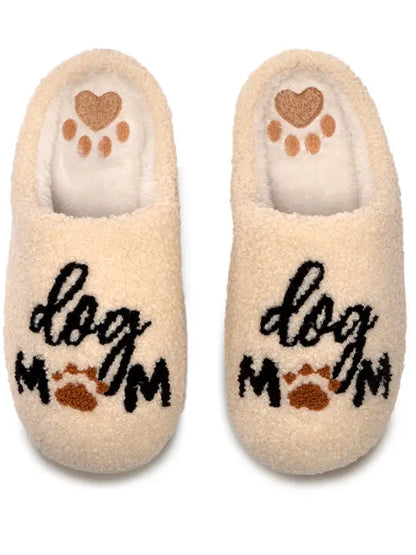 Indoor / Outdoor "Dog Mom" Slippers