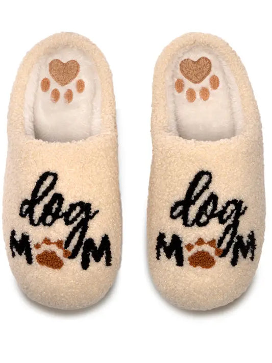 Indoor / Outdoor "Dog Mom" Slippers