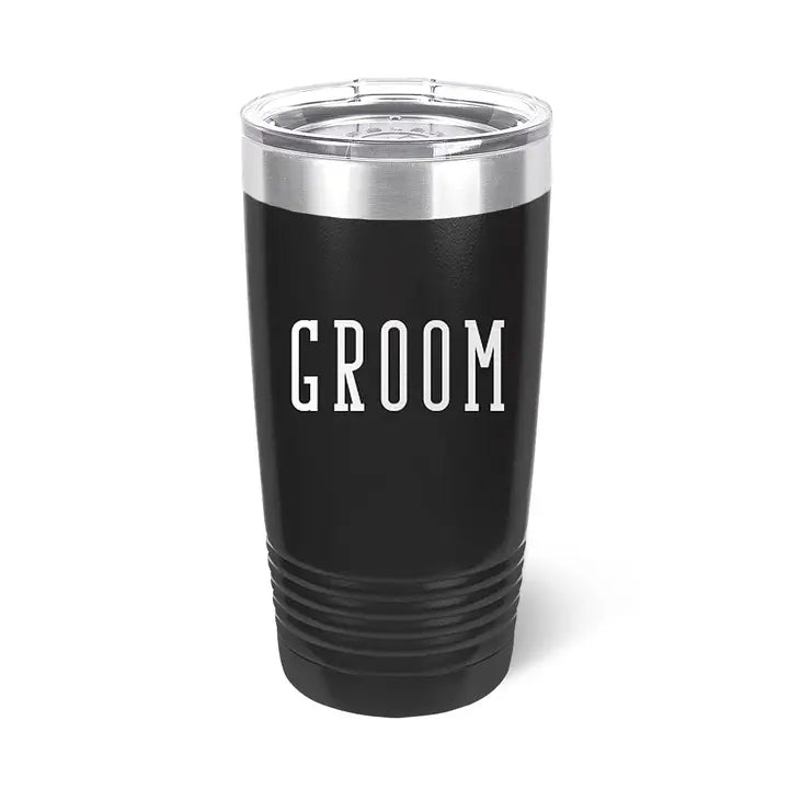 Black Groom Insulated Tumbler - 20oz