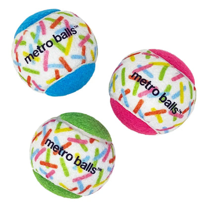 Metro Paws Party Sprinkle Tennis Balls