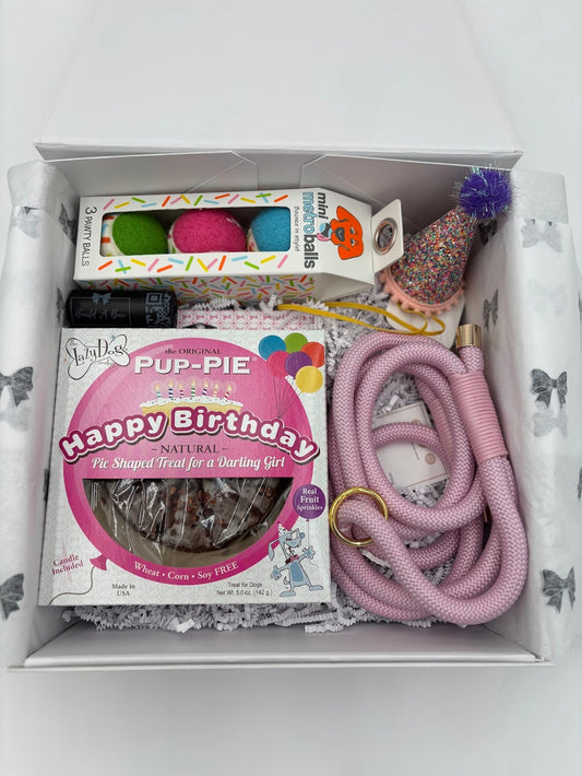 Gold Birthday Box For Dog #2