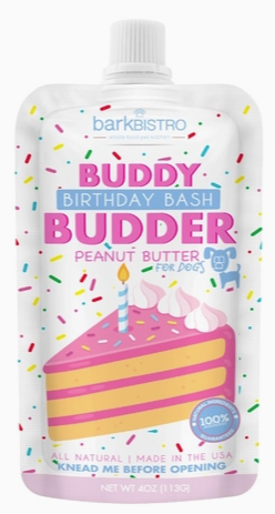 Dog Peanut Butter Squeeze Pack - Birthday Bash