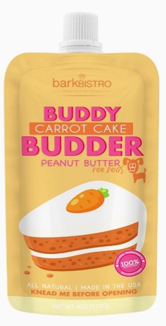Dog Peanut Butter Squeeze Pack - Carrot Cake