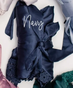 Bridesmaid Robe (Navy)