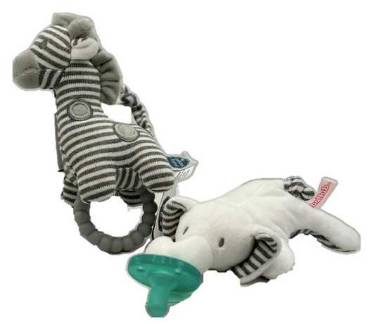 Afrique Elephant WubbaNub Pacifier - 6"