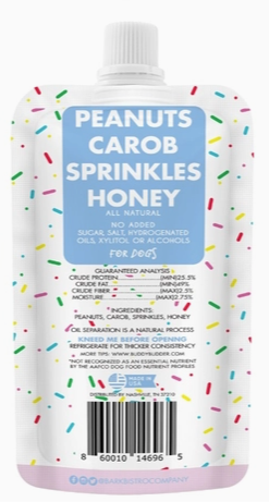 Dog Peanut Butter Squeeze Pack - Birthday Bash