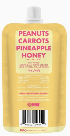 Dog Peanut Butter Squeeze Pack - Carrot Cake