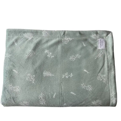 Earthy Boho Dog Blanket - Sage
