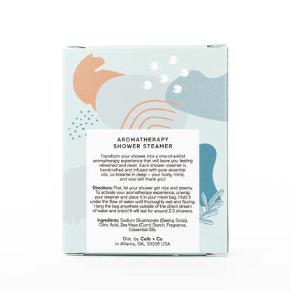 Sea Salt + Grapefruit Aromatherapy Shower Steamer