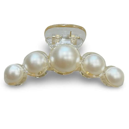 Pearl Hair Clip (White)