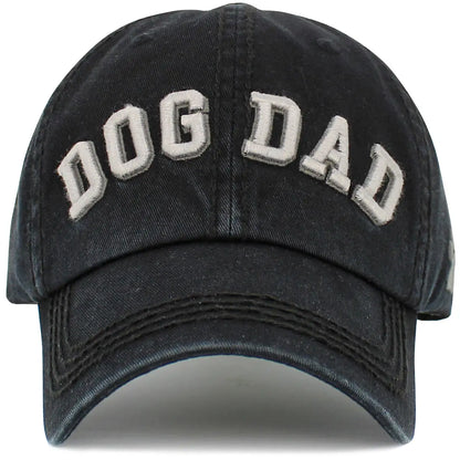 Dog Dad Baseball Cap - Black
