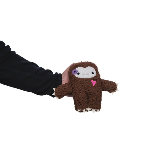 Interactive Squeaky Yettie Plush Dog Toy