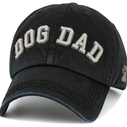 Dog Dad Baseball Cap - Black