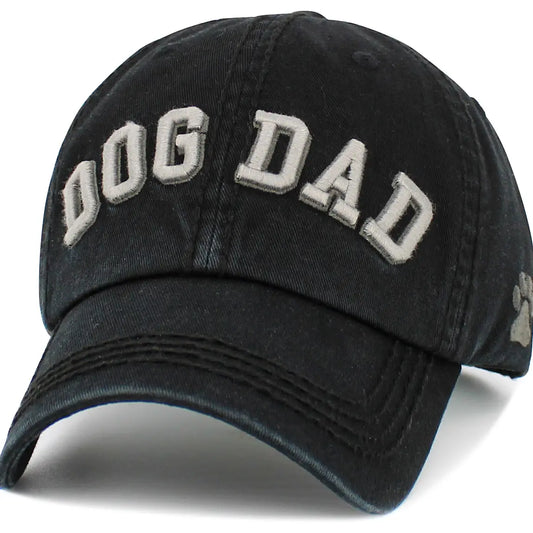 Dog Dad Baseball Cap - Black