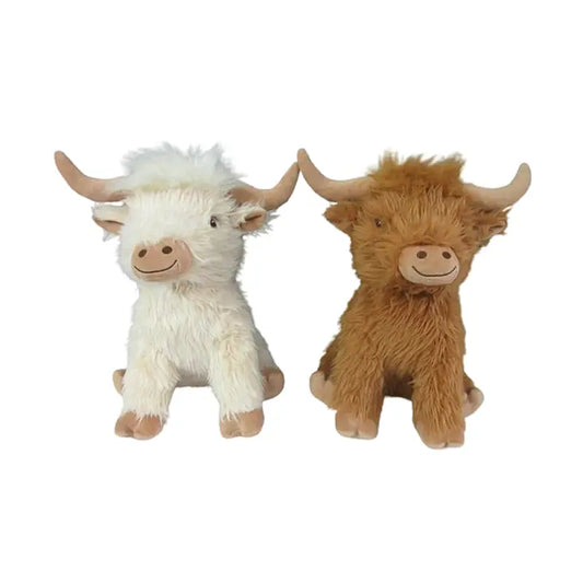 Multipet Highland Cow 8" Plush Toy