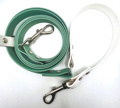 Handsfree Biothane Leash (Sage/White)