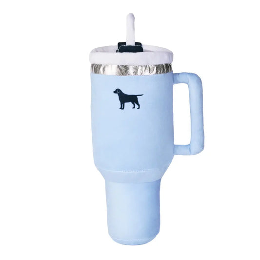 Puproar Tumbler Squeaker Dog Toy - Chambray Blue