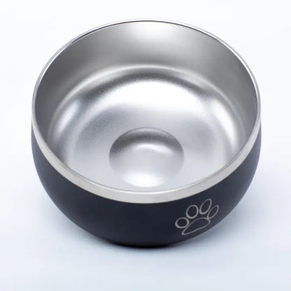 Stainless Steel Dog Bowl - Black