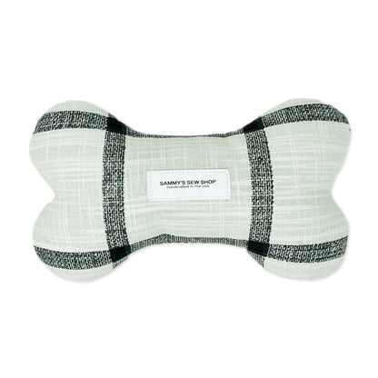 Dog Bone Squeaky Toy (Windowpane)