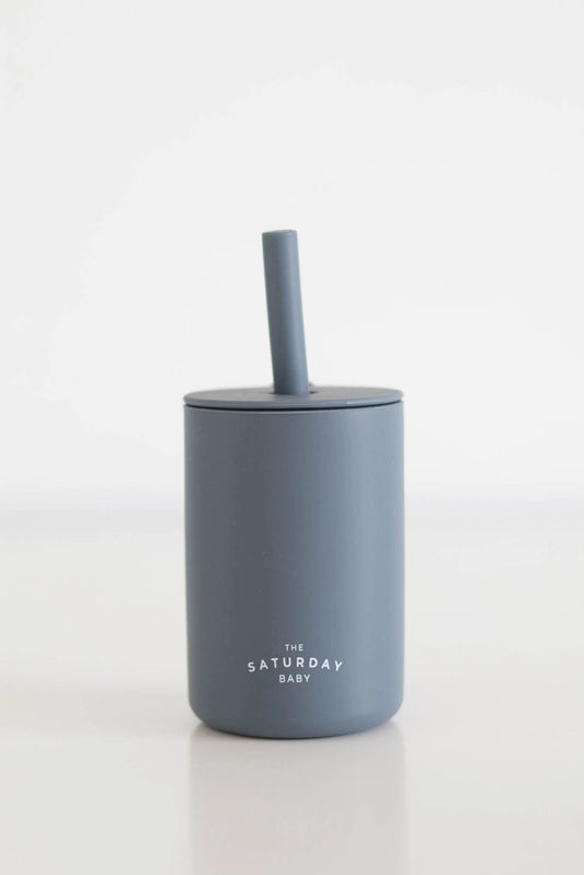 Silicone Straw Cup - Ocean