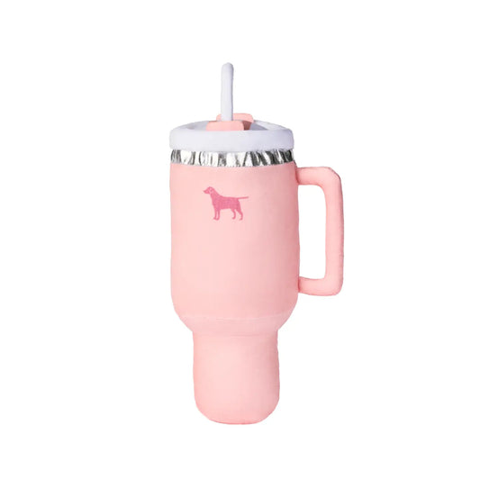 Puproar Tumbler Squeaker Dog Toy - Pink Peach Dust